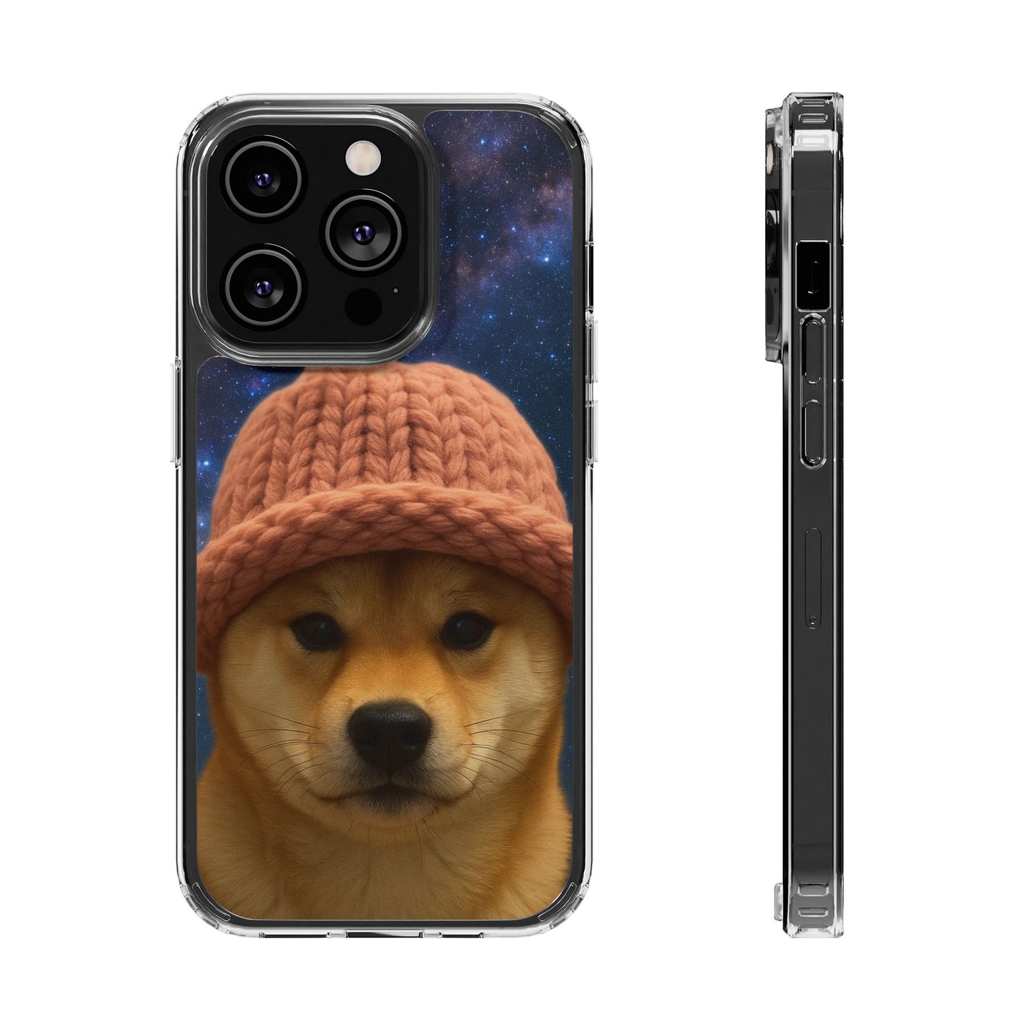 WIF Lovers Clear Phone Case, Cute Phone Cover for Animal Lovers, Pet Gift, Trendy Smartphone Accessory, Unique Dog Case