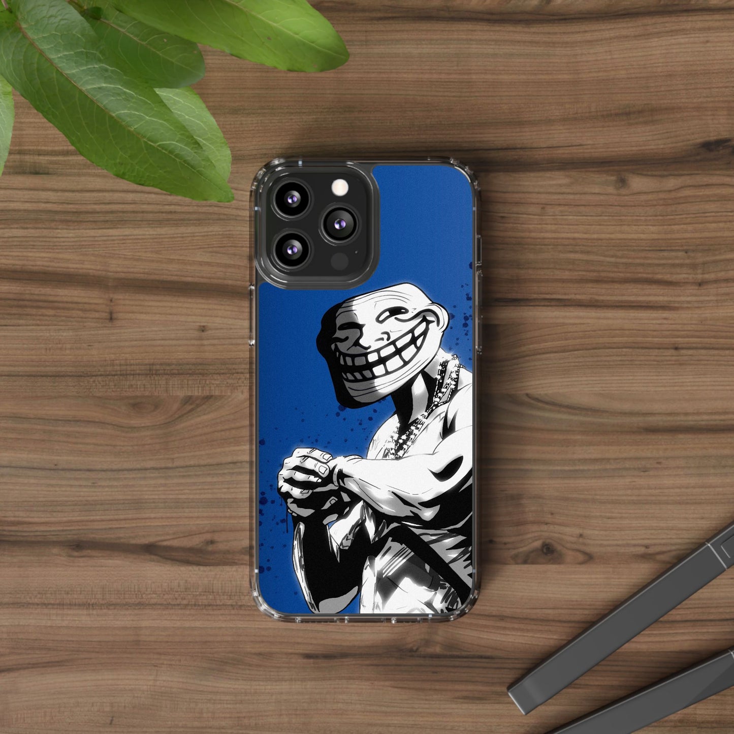TROLL Clear Cases with Bold Graphic Design, Awesome Phone Accessories, Unique Gifts, Cartoon Phone Covers, Trendy Tech Gear