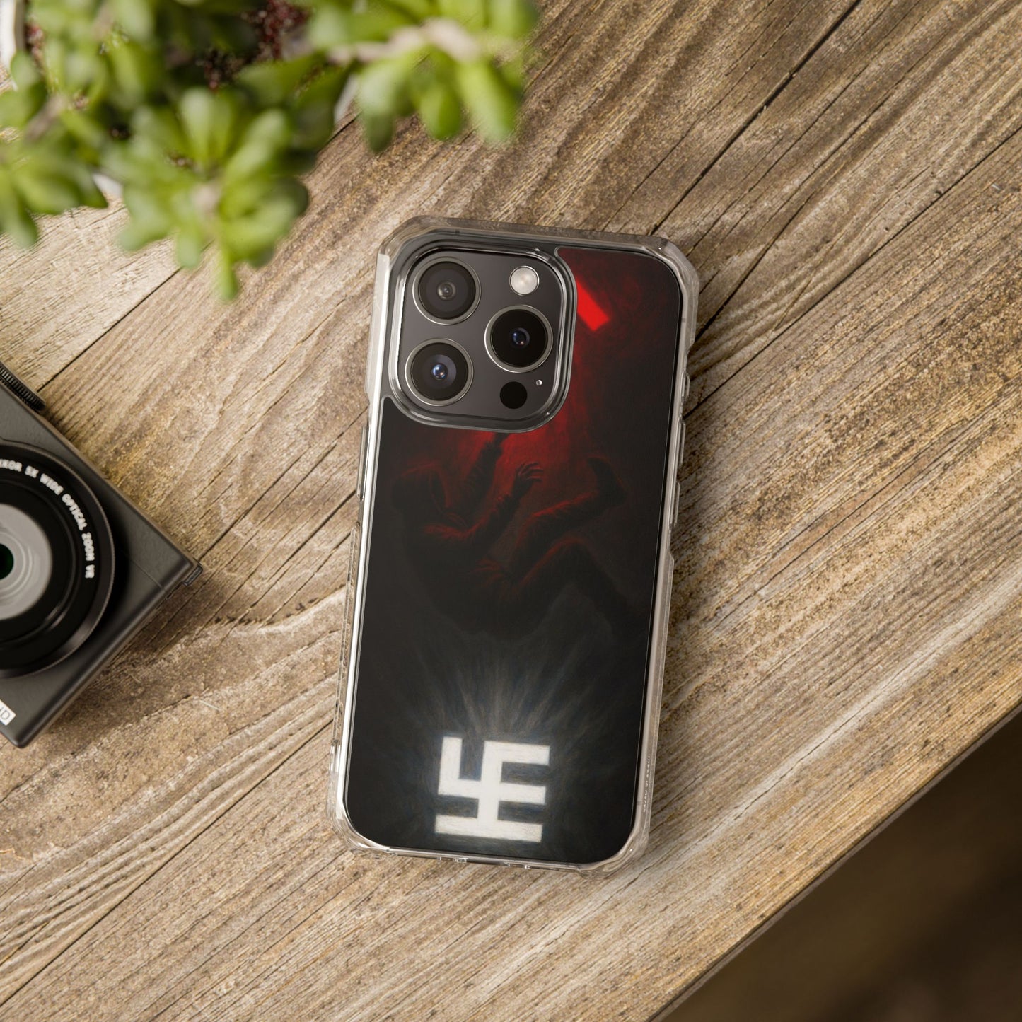 Swasticoin Dynamic Magnetic Phone Case, Unique Design, Rugged Protection, Smartphone Accessories, Personalized Gifts, Tech Enthusiasts