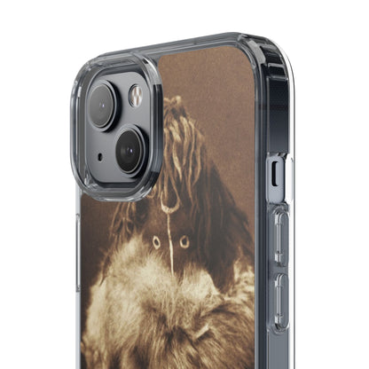 Yei Vintage Art Phone Case, Clear Case, Unique Gift for Art Lovers, Bohemian Style, Customizable Phone Cover, Trendy Accessories
