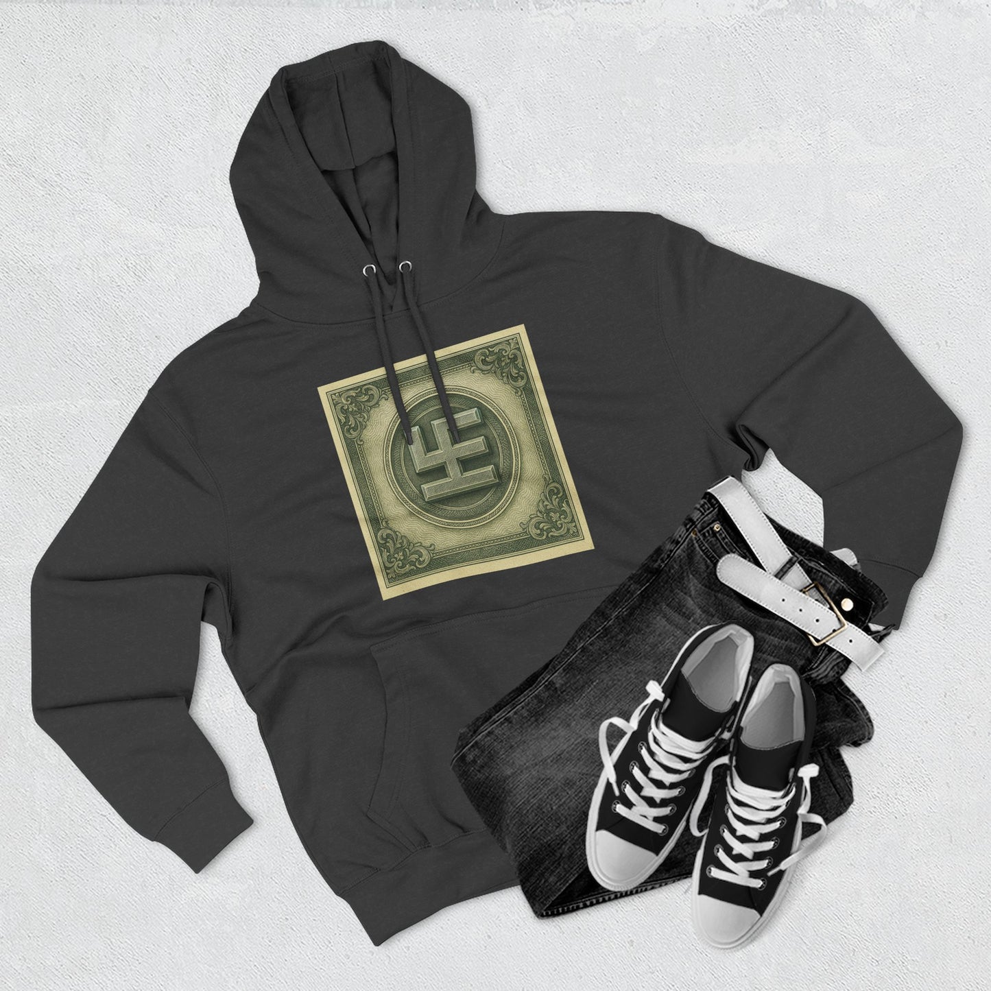 Swasticoin Cozy Three-Panel Fleece Hoodie - Ideal for Casual Days, Layering, and Gift Giving | Perfect for Home, Travel, and Outdoor Use