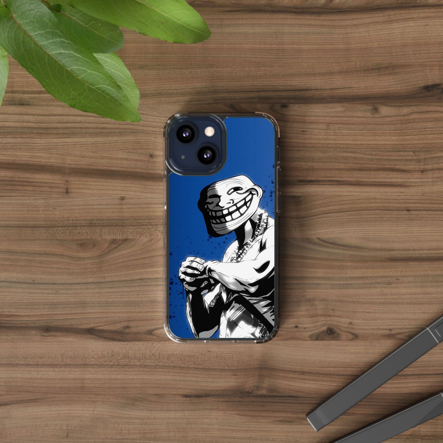 TROLL Clear Cases with Bold Graphic Design, Awesome Phone Accessories, Unique Gifts, Cartoon Phone Covers, Trendy Tech Gear
