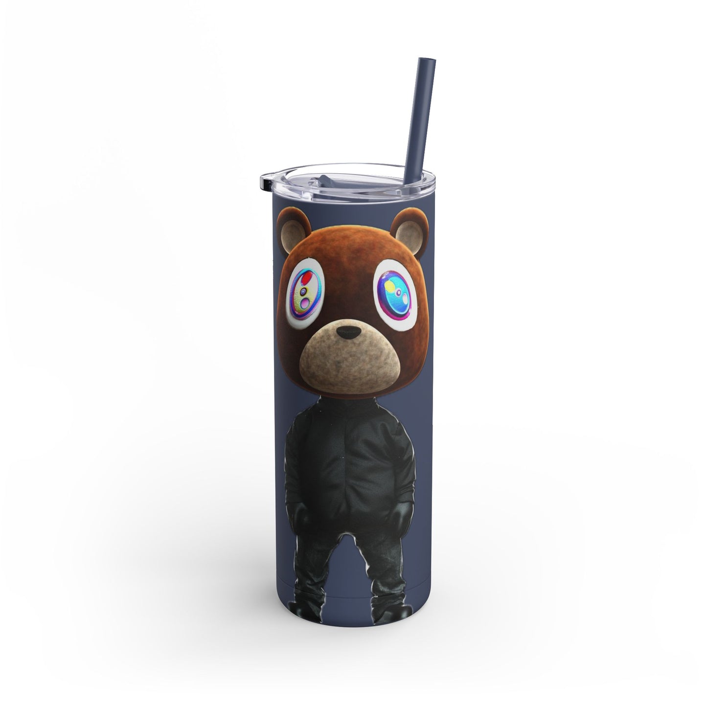 Ye Bear Tumbler, Cute Cartoon Drinkware, Funny Gift for Fans, Perfect for Birthdays & Holidays, 20oz Skinny Cup