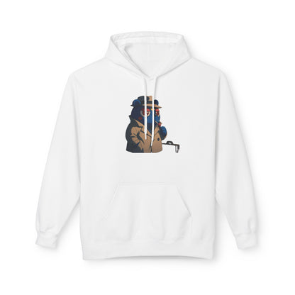 4NBT Fleece Hoodie with Fun Graphic, Cool Streetwear, Unisex Apparel, Unique Gift for Gamers, Trendy Layering Piece