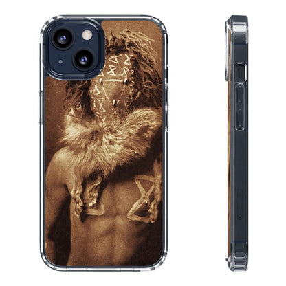 Yei Artistic Clear Phone Case for Unique Expression, Phone Accessories, Nature Lovers, Boho Style, Gift for Him/Her