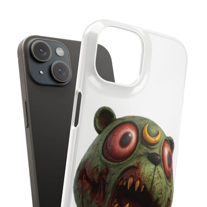4NBT Zombie Bear Phone Case, Horror Snap Case, Cute but Spooky Accessory, Gift for Halloween, Unique Phone Cover