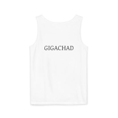 GIGA Unisex Garment-Dyed Tank Top, Summer Apparel, Funny Graphic Tee, Workout Wear, Unique Gift Idea, Casual Outfit