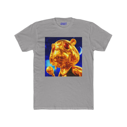 4NBT Golden Bear Unisex Crew Tee, Funky Graphic T-Shirt, Casual Streetwear, Unique Gift, Art Tee for Animal Lovers