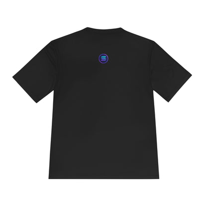 Unisex Moisture Wicking Tee featuring SOLANA & YZY designs, Perfect for Athletes, Casual Wear, Fitness Goals, Everyday Use, Sports Events
