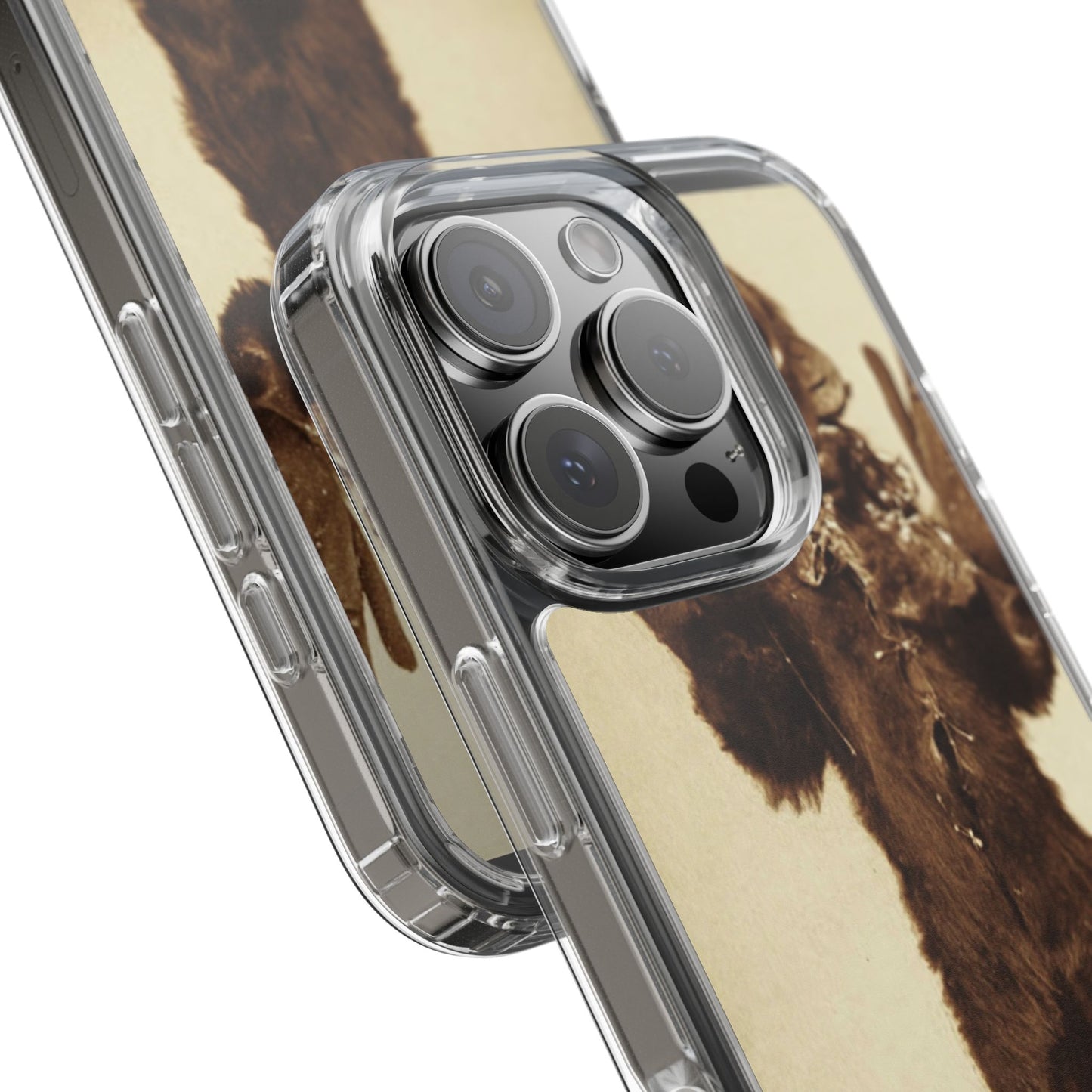 Yei Vintage Monster Clear Phone Case, Unique Phone Cover, Halloween Gift, Retro Style Case, Fun Accessories