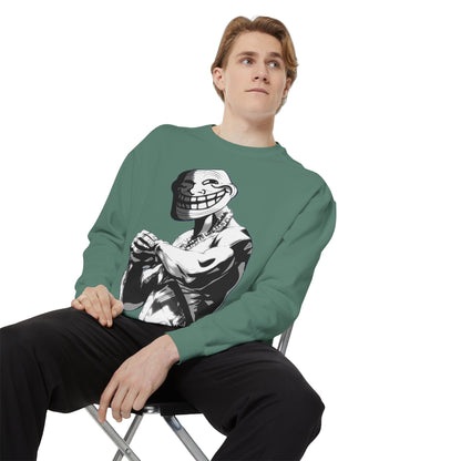 TROLL Stylish Unisex Sweatshirt with Playful Graphic, Trendy Streetwear, Cozy and Casual, Perfect Gift for Any Occasion, Unique Art Design