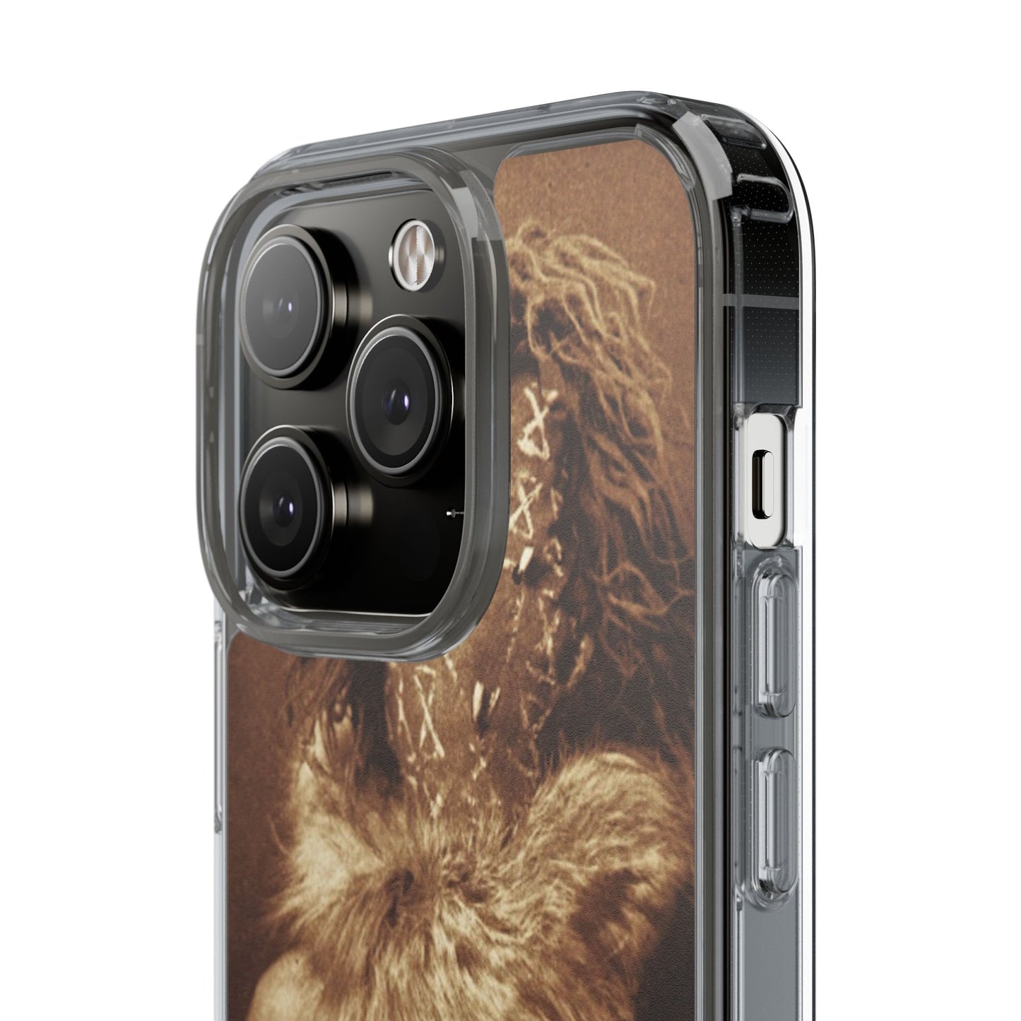 Yei Artistic Clear Phone Case for Unique Expression, Phone Accessories, Nature Lovers, Boho Style, Gift for Him/Her