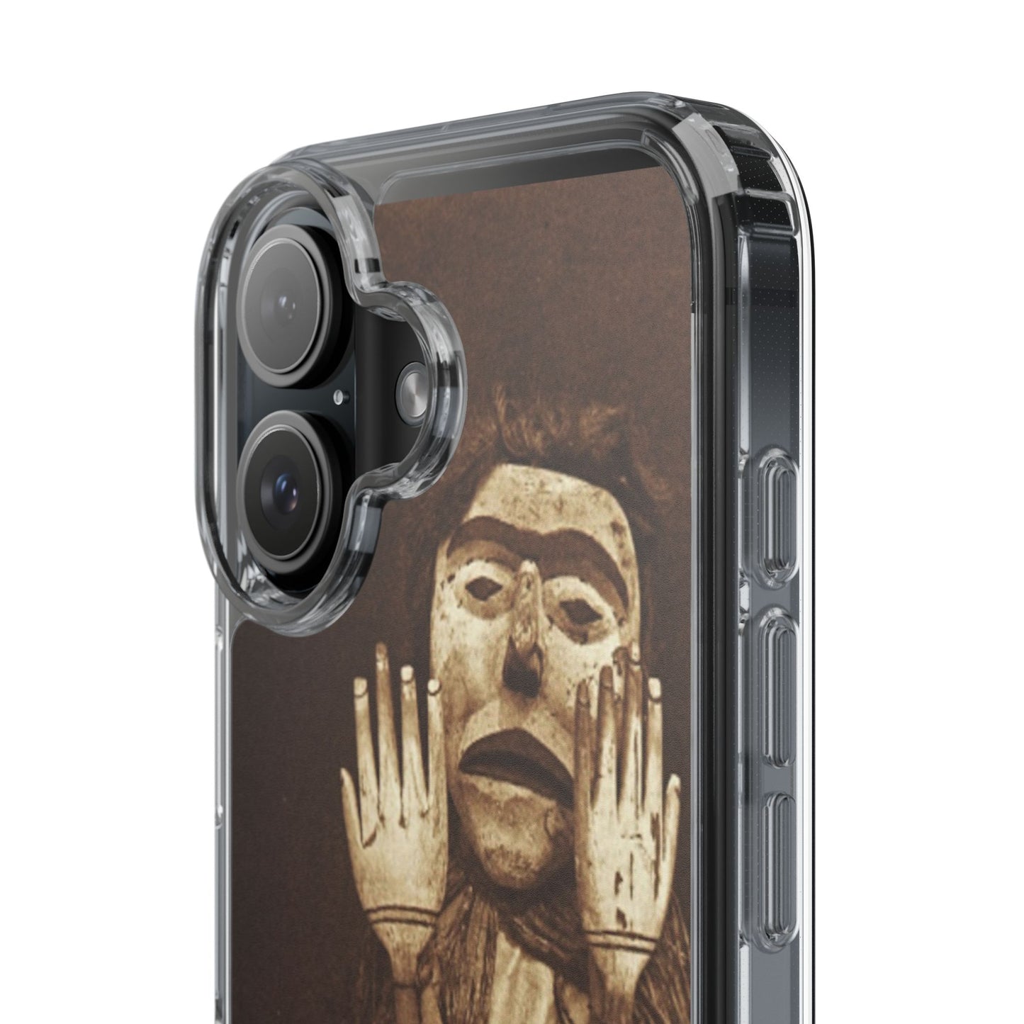 Yei Unique Clear Phone Case with Vintage Puppet Design, Artistic Phone Cover, Retro Style Protection, Gifts for Theater Lovers, Customized [...]