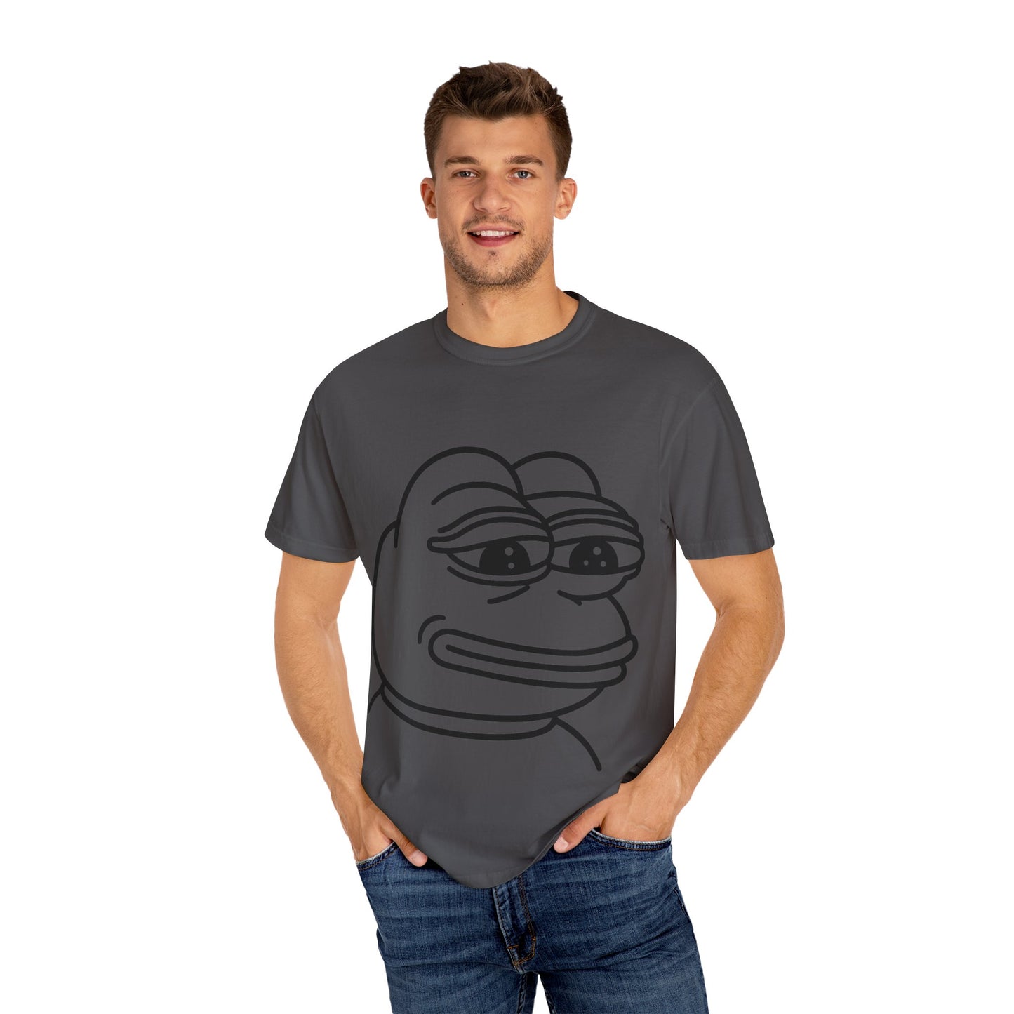Pepe Meme Unisex T-Shirt | Funny Graphic Tee for Casual Wear, Gift for Friends, Humor Apparel, Meme Lover's Shirt, Streetwear