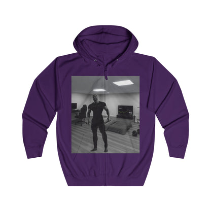GIGA Unisex Full Zip Hoodie | Trendy Sweatshirt for Casual Outings, Gift for Friends, Gym Wear, Unique Fashion Statement