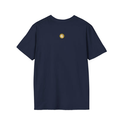Golden Goat Unisex Softstyle T-Shirt | Cute Goat Tee for Animal Lovers, Birthday Gift, Casual Wear, Farmhouse Decor, Nature Fans