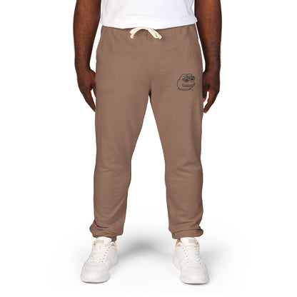 Pepe Cozy Garment-Dyed Fleece Sweatpants for Ultimate Relaxation, Lounge Pants, Relaxed Fit Joggers, Birthday Gift, Comfortable Homewear