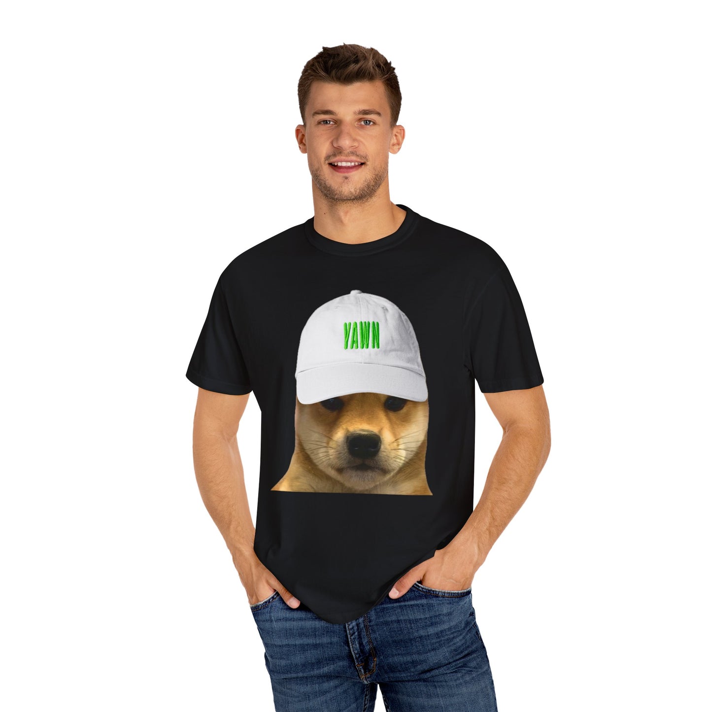 Unisex WIF Yawn T-Shirt | Funny Pet Lover Tee | Casual Wear | Gift for Dog Owners | Animal Humor Apparel | Quirky Fashion