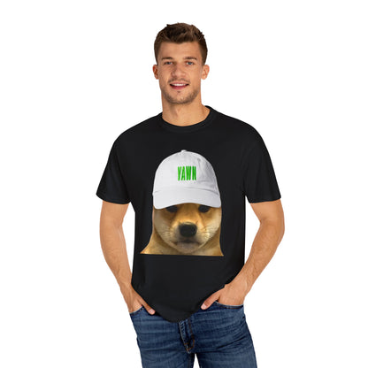 Unisex WIF Yawn T-Shirt | Funny Pet Lover Tee | Casual Wear | Gift for Dog Owners | Animal Humor Apparel | Quirky Fashion