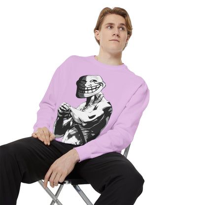 TROLL Stylish Unisex Sweatshirt with Playful Graphic, Trendy Streetwear, Cozy and Casual, Perfect Gift for Any Occasion, Unique Art Design
