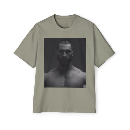 GIGA Stylish Men's Oversized Tee for Comfort Lovers, Casual Wear, Street Style, Gift for Him, Trendy Tee with Gigachad Design