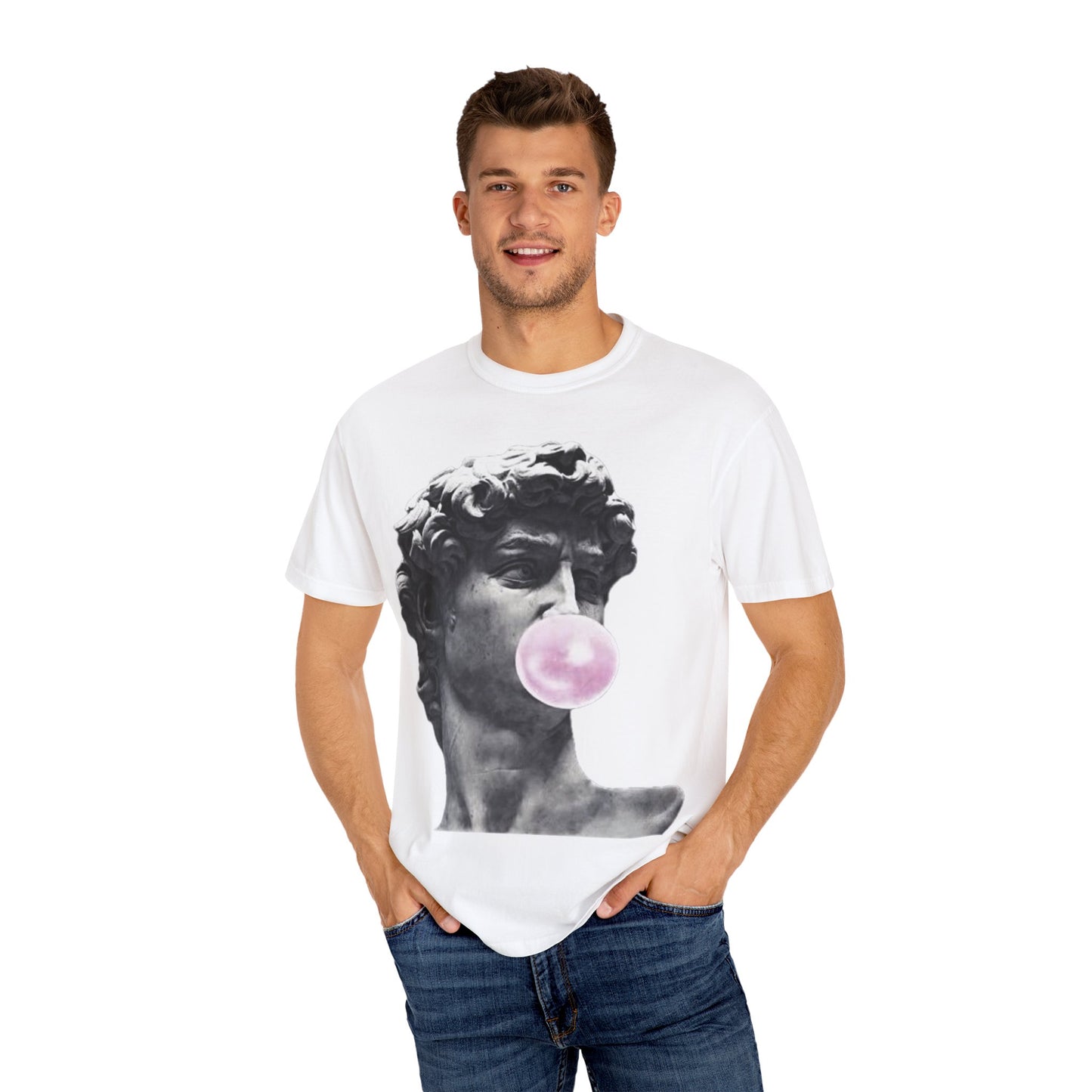 @ye Bubblegum David T-Shirt | Trendy Unisex Tee, Art-Inspired Shirt, Casual Summer Wear, Gift for Art Lovers i