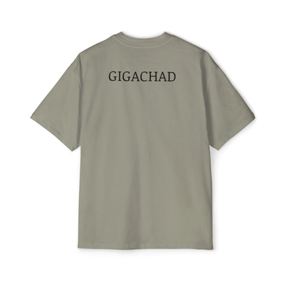GIGA Stylish Men's Oversized Tee for Comfort Lovers, Casual Wear, Street Style, Gift for Him, Trendy Tee with Gigachad Design