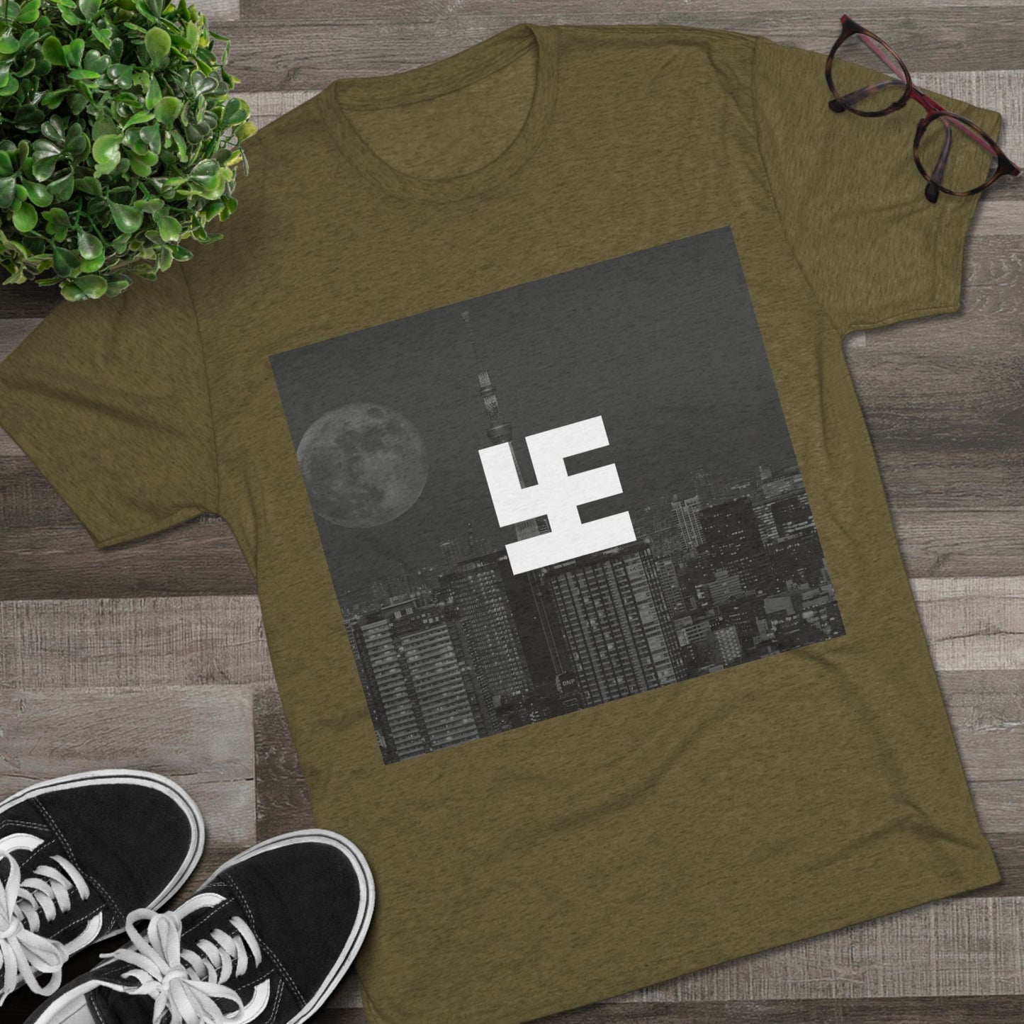 Swasticoin Urban Skyline Graphic Tee, Vintage City Aesthetic Shirt, Unisex Tri-Blend Crew Tee for Casual Style, Perfect Gift for City Lovers, [...]