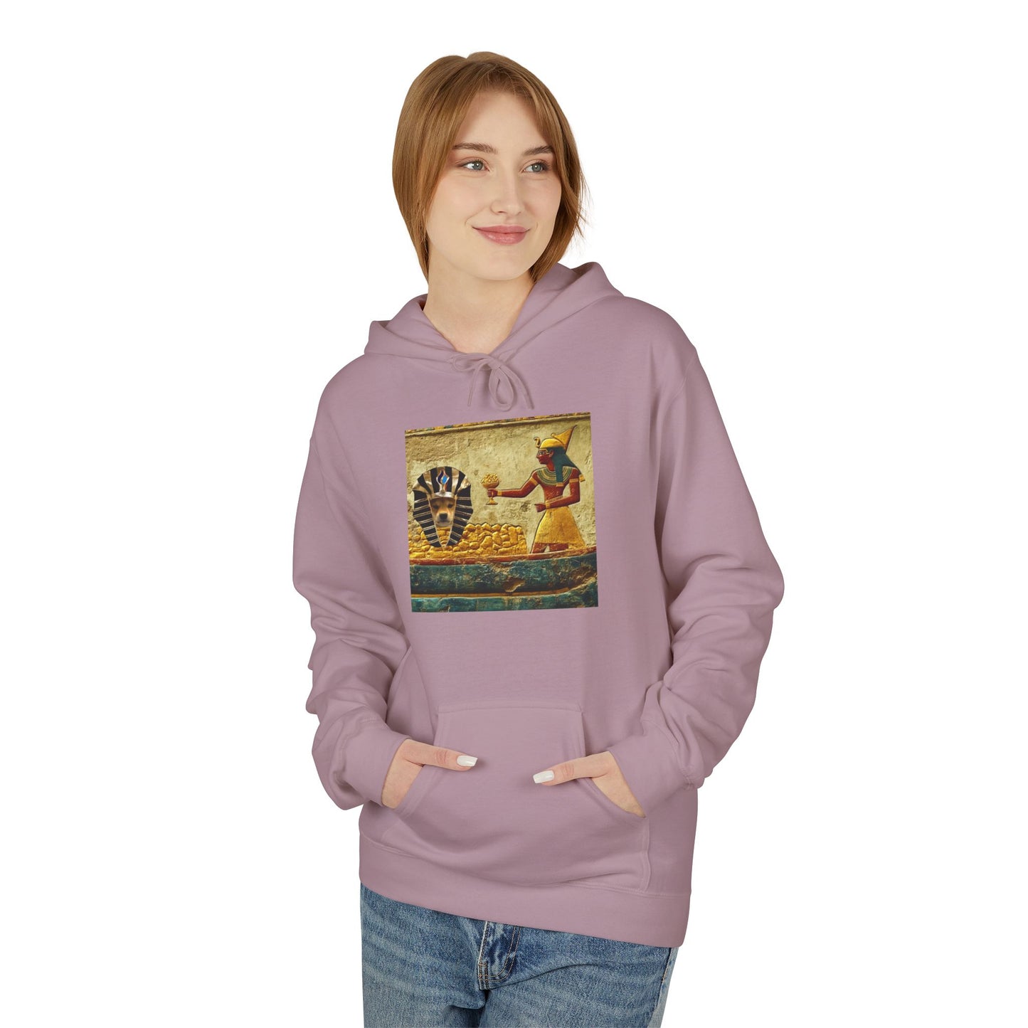 WIF Art Hoodie, Cozy Fleece Pullover for Art Lovers, Unique Gift for Creative Souls, Perfect for Casual Wear, Art-Inspired Fashion