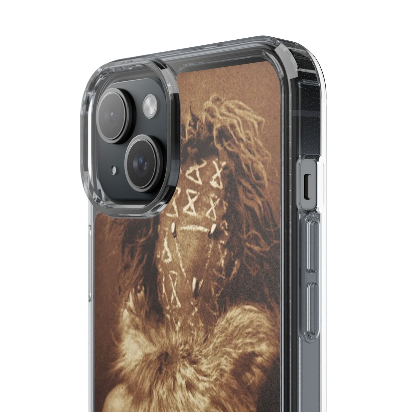 Yei Artistic Clear Phone Case for Unique Expression, Phone Accessories, Nature Lovers, Boho Style, Gift for Him/Her