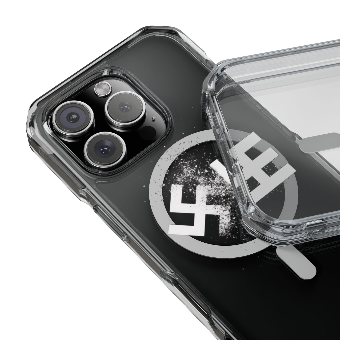 Swasticoin Magnetic Clear Phone Case, Stylish Protective Case for iPhones, Durable and Trendy Phone Cover, Perfect Gift for Tech Lovers, Modern Design