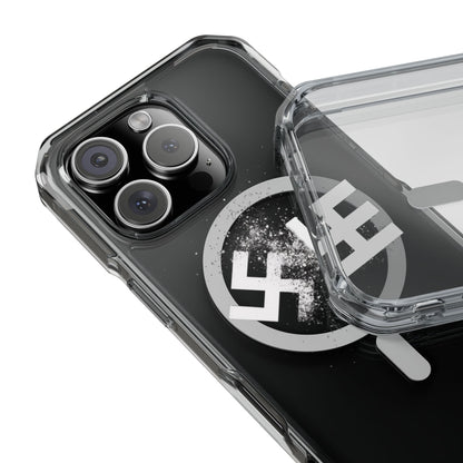 Swasticoin Magnetic Clear Phone Case, Stylish Protective Case for iPhones, Durable and Trendy Phone Cover, Perfect Gift for Tech Lovers, Modern Design