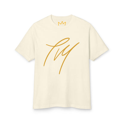 Trench Merch Crown Logo Unisex Heavyweight Cotton Tee, Casual Streetwear Shirt, Gift for Him/Her, Summer Style, Vibrant Graphics Tee