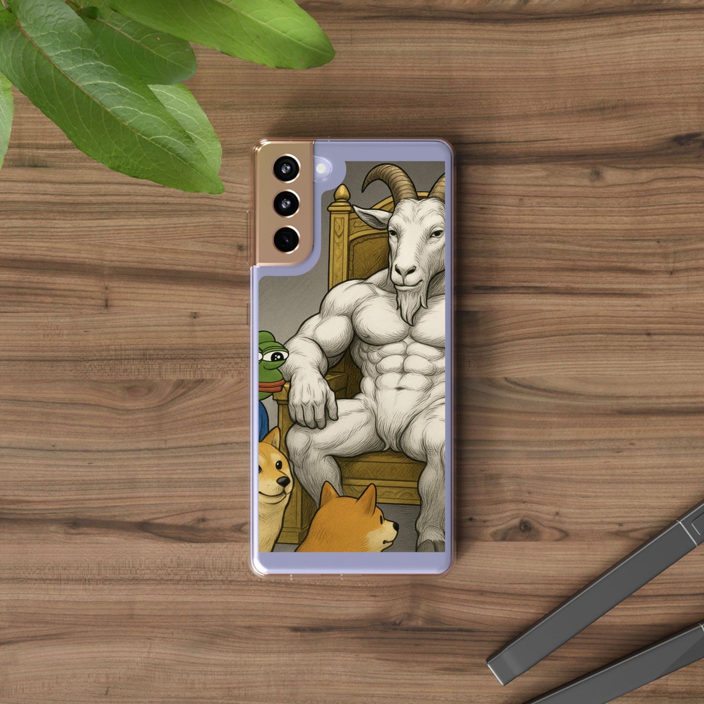 Whimsical Clear Phone Cases with Goat Design - Perfect Gift for Animal Lovers, Unique Phone Accessories, Fun Cell Phone Cases, Quirky [...]