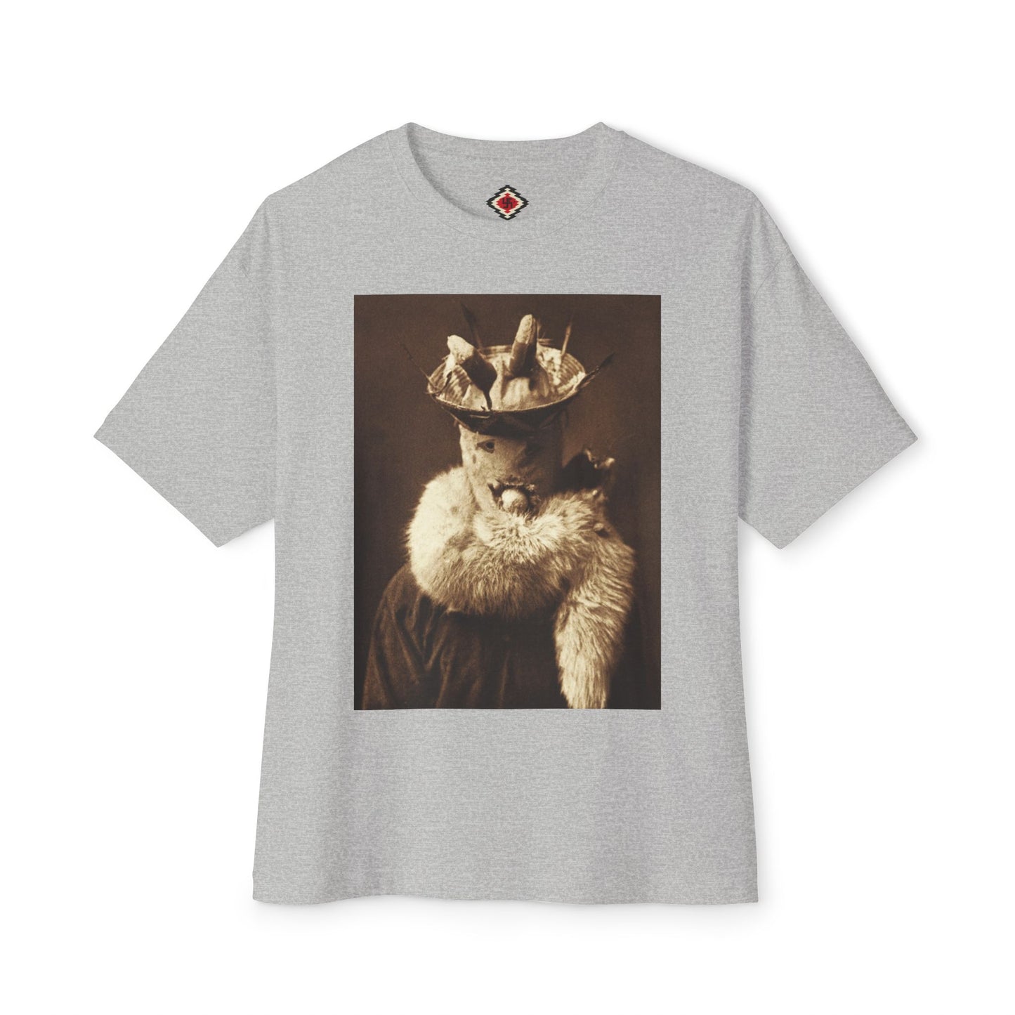 Yei Oversized Tee - Unique Gift, Casual Wear, Vintage Style, Cute Animal T-Shirt