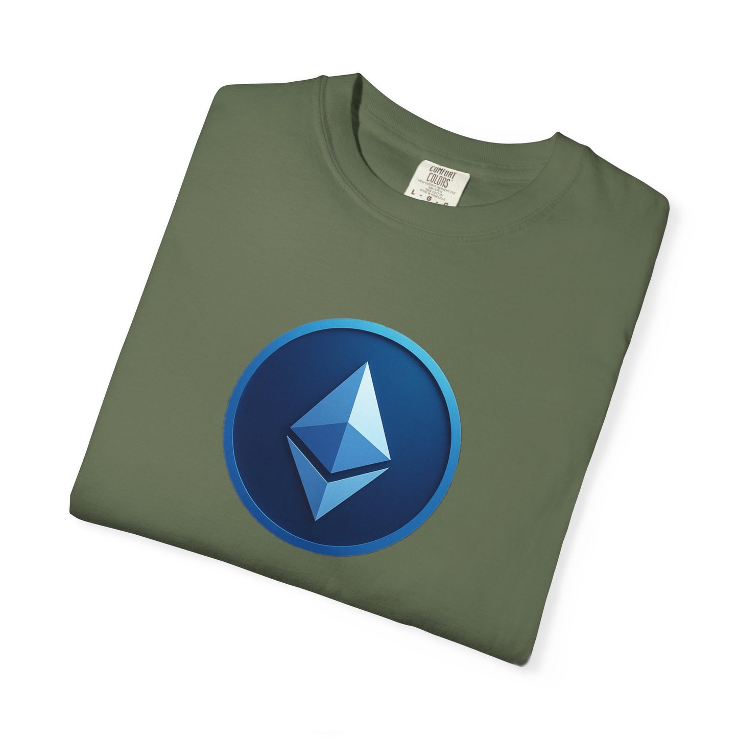 Ethereum Graphic T-Shirt, Unisex Casual Tee, Blockchain Apparel, Gamer Shirt, Crypto Gift, Stylish Streetwear
