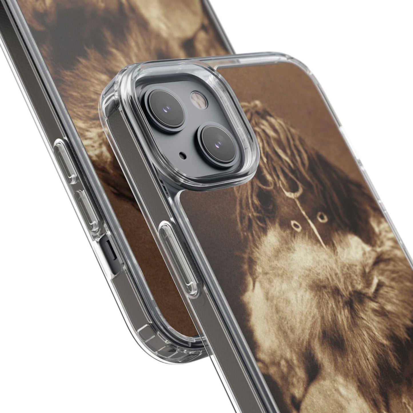 Yei Vintage Art Phone Case, Clear Case, Unique Gift for Art Lovers, Bohemian Style, Customizable Phone Cover, Trendy Accessories