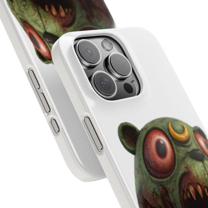 4NBT Zombie Bear Phone Case, Horror Snap Case, Cute but Spooky Accessory, Gift for Halloween, Unique Phone Cover
