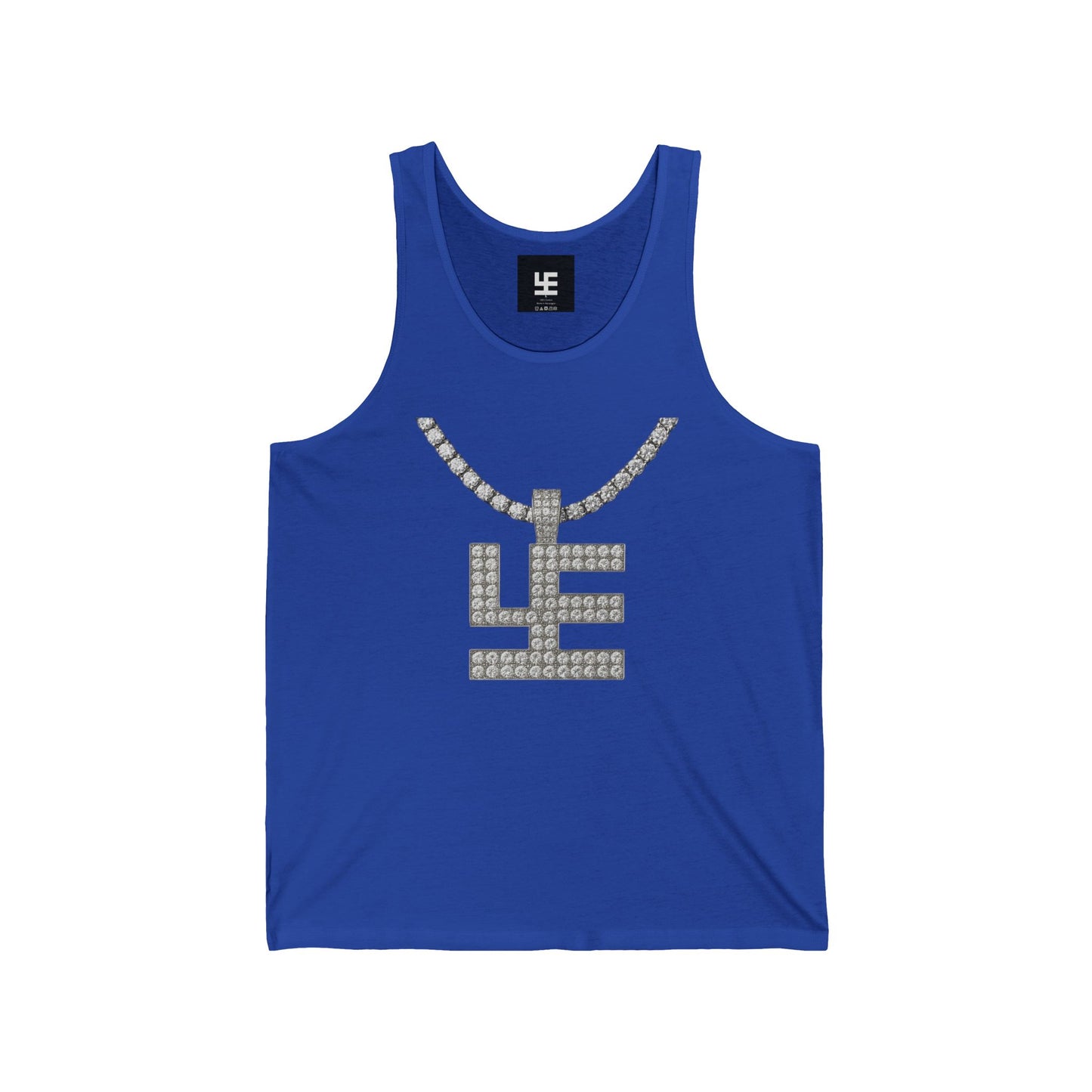 Swasticoin Stylish Unisex Jersey Tank | Casual Summer Wear, Festival Outfit, Graphic Tee for Beach Days, Music Events, Workout Gear