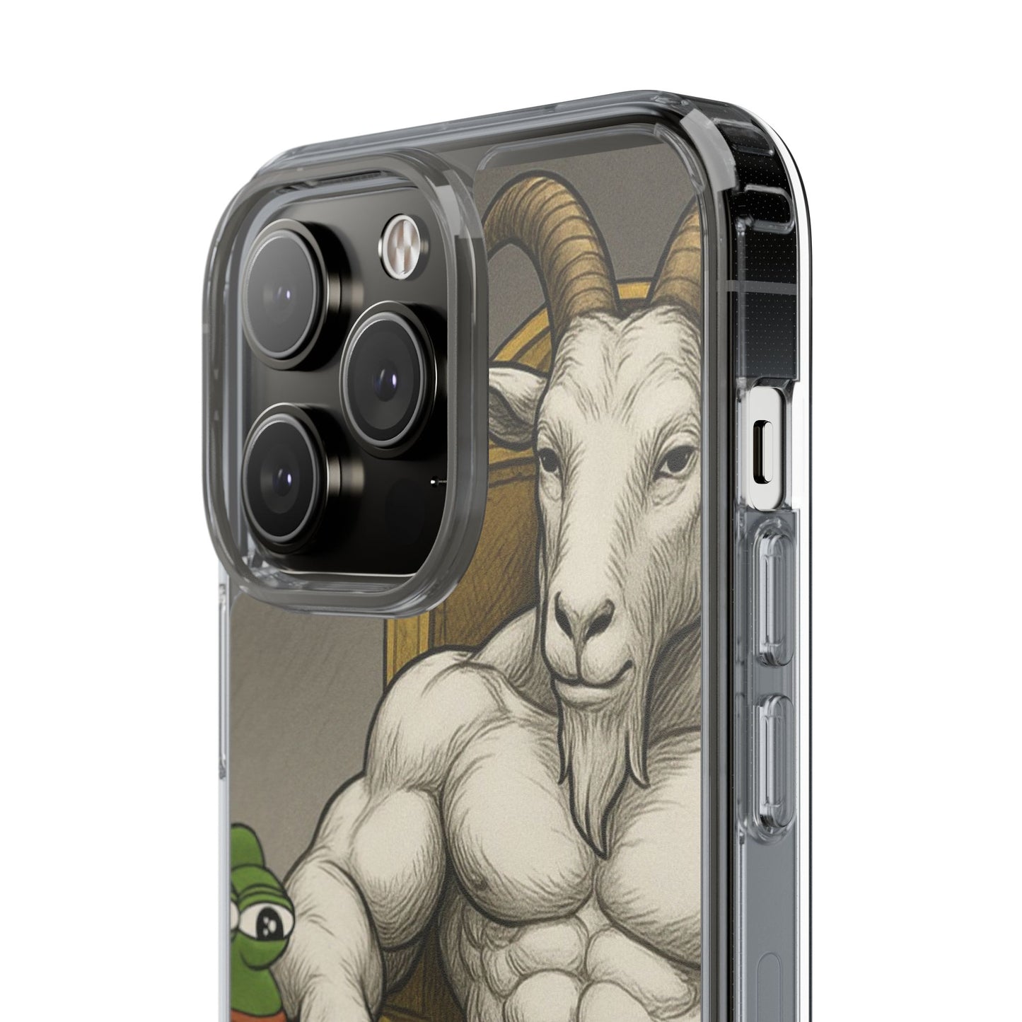 Whimsical Clear Phone Cases with Goat Design - Perfect Gift for Animal Lovers, Unique Phone Accessories, Fun Cell Phone Cases, Quirky [...]