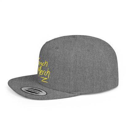 Trench Merch Trendy Flat Bill Snapback Hat, Cool Streetwear Cap for Casual Outings, Outdoor Events, Festivals, Unique Gift for Hip-Hop Fans