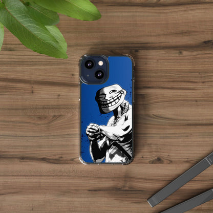 TROLL Clear Cases with Bold Graphic Design, Awesome Phone Accessories, Unique Gifts, Cartoon Phone Covers, Trendy Tech Gear