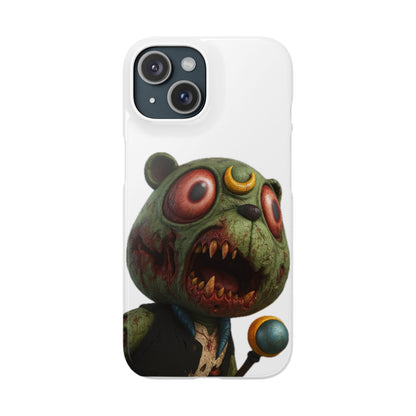 4NBT Zombie Bear Phone Case, Horror Snap Case, Cute but Spooky Accessory, Gift for Halloween, Unique Phone Cover