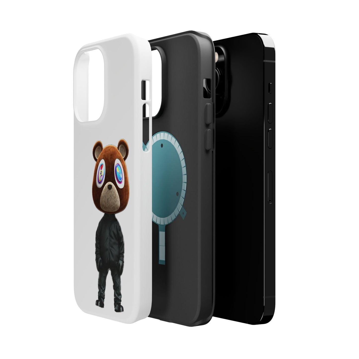 Ye Bear Character Magnetic Phone Cases, Fun Gift, Unique Phone Accessory, Trendy Tech, Personalized Style, Everyday Use