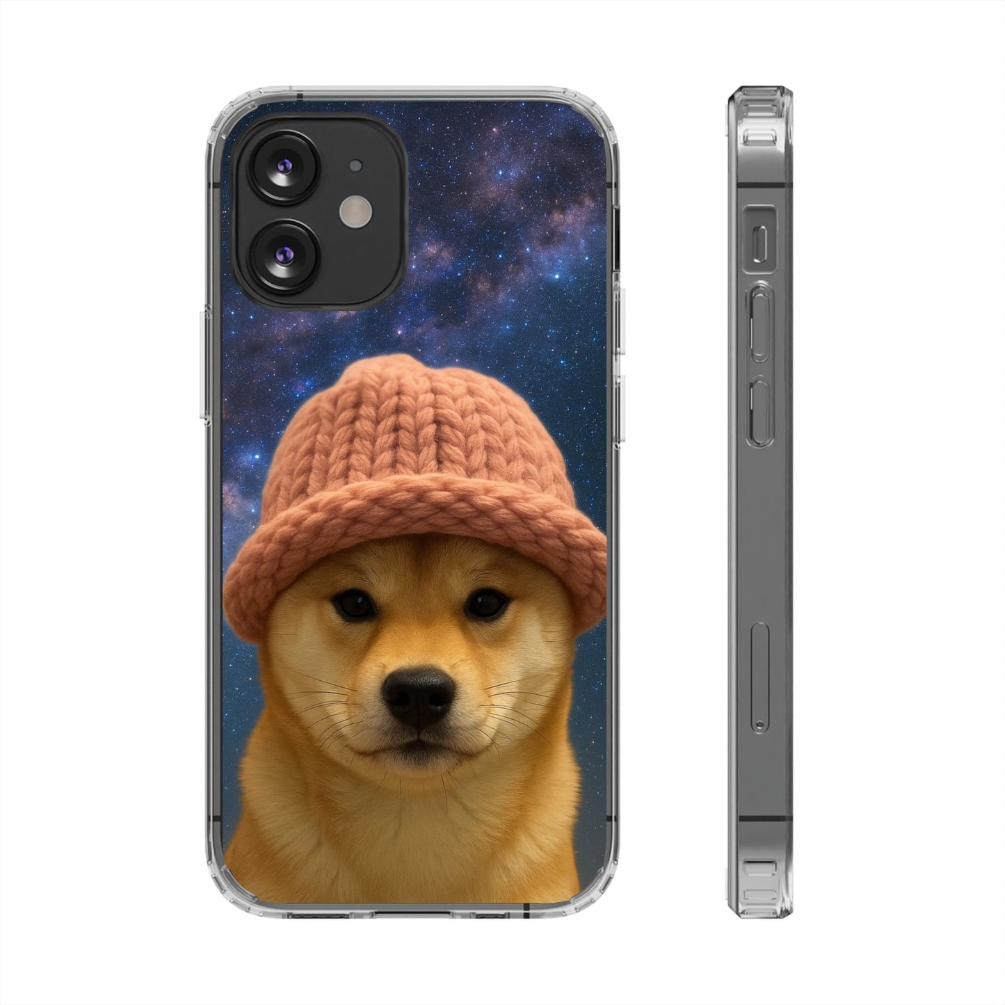 WIF Lovers Clear Phone Case, Cute Phone Cover for Animal Lovers, Pet Gift, Trendy Smartphone Accessory, Unique Dog Case