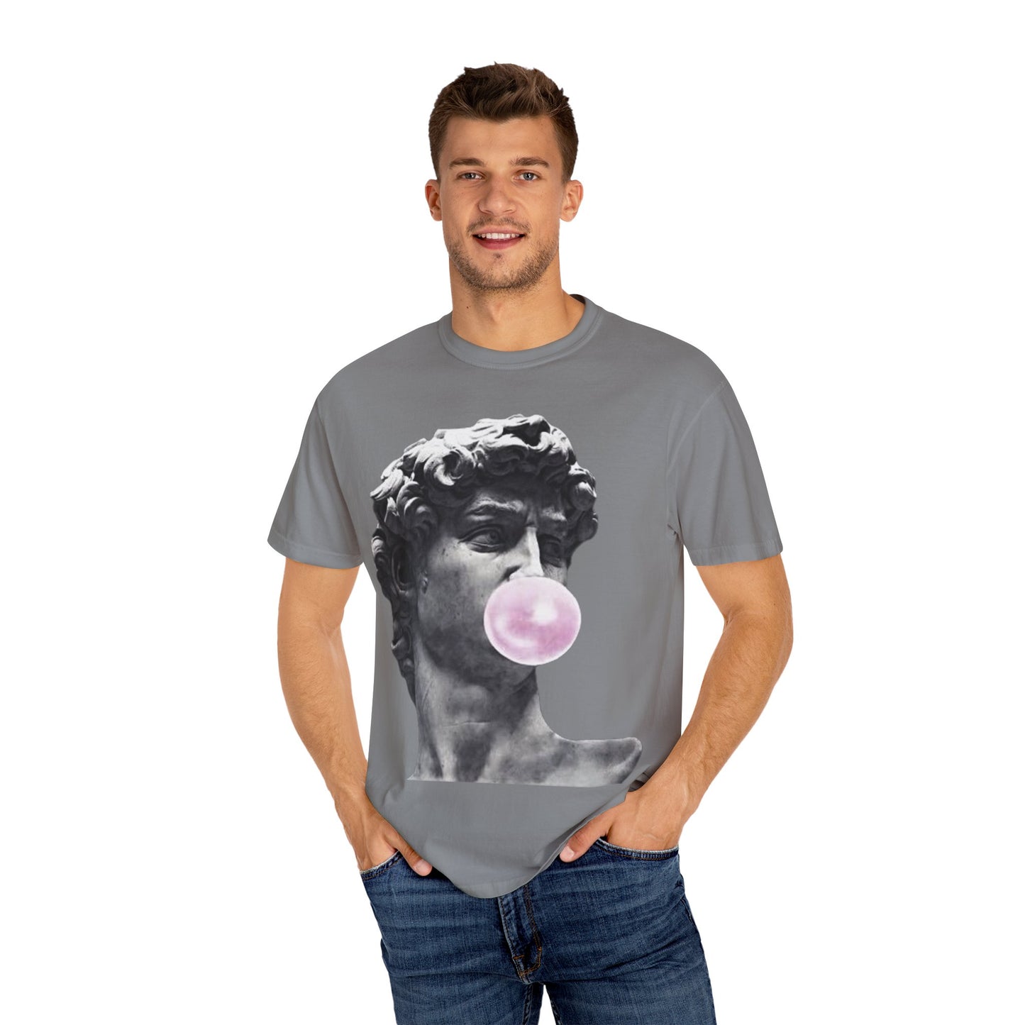 @ye Bubblegum David T-Shirt | Trendy Unisex Tee, Art-Inspired Shirt, Casual Summer Wear, Gift for Art Lovers i