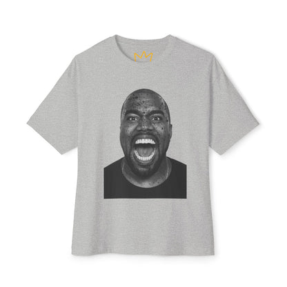 Ye Bold Expression Unisex Oversized Tee - Graphic T-Shirt for Music Lovers, Streetwear, Gift Idea, Casual Wear, Urban Style