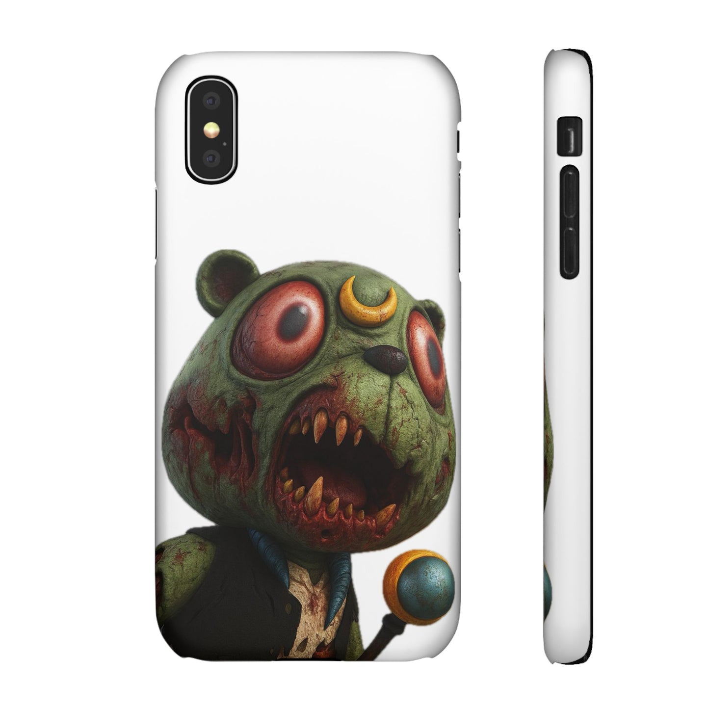 4NBT Zombie Bear Phone Case, Horror Snap Case, Cute but Spooky Accessory, Gift for Halloween, Unique Phone Cover