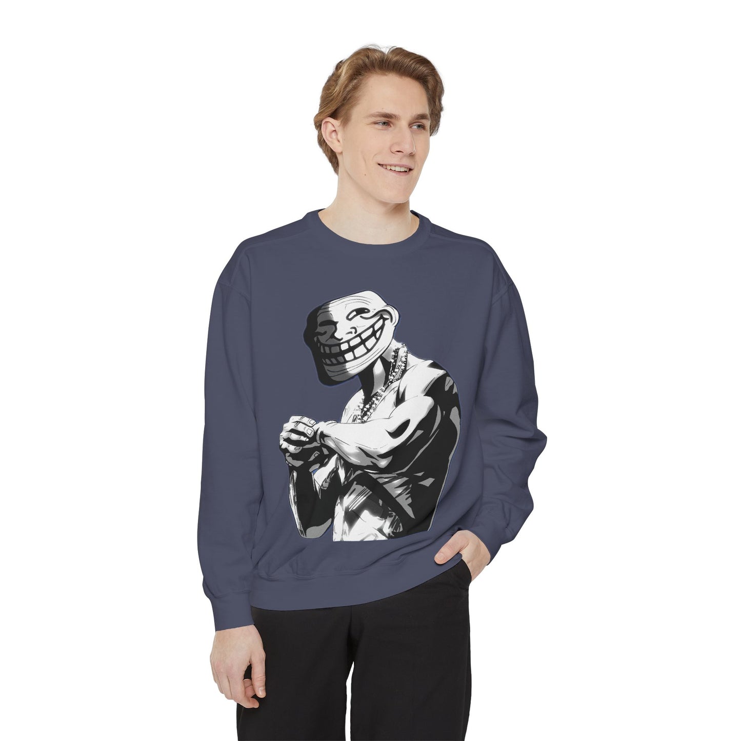 TROLL Stylish Unisex Sweatshirt with Playful Graphic, Trendy Streetwear, Cozy and Casual, Perfect Gift for Any Occasion, Unique Art Design