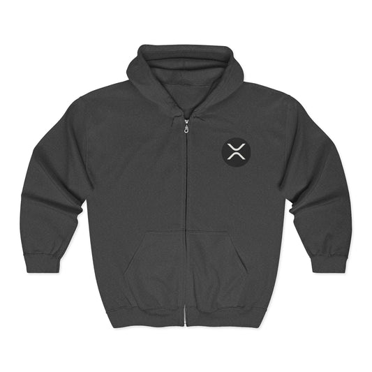 XRP Unisex Heavy Blend™ Full Zip Hooded Sweatshirt